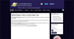 Desktop Screenshot of laydevant.ch